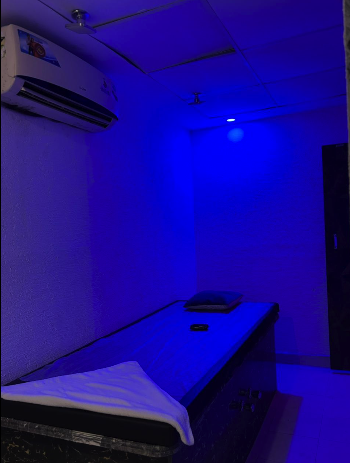Swargam Real Swedish Massage Room with AC
